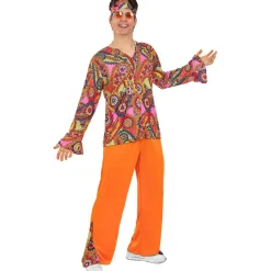 Funidelia Disfraces|Halloween*Disfraz de Hippie feliz para hombre XL