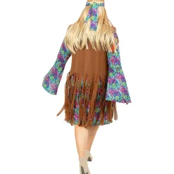Funidelia Disfraces|Halloween*Disfraz de hippie para mujer XXL
