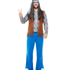 Funidelia Disfraces|Halloween*Disfraz de hippie XXXL