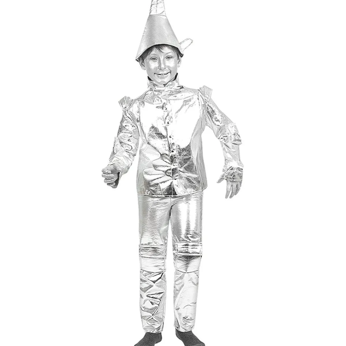Funidelia Disfraces|Halloween*Disfraz de Hombre de Hojalata para niño - El Mago de Oz 7-9 años