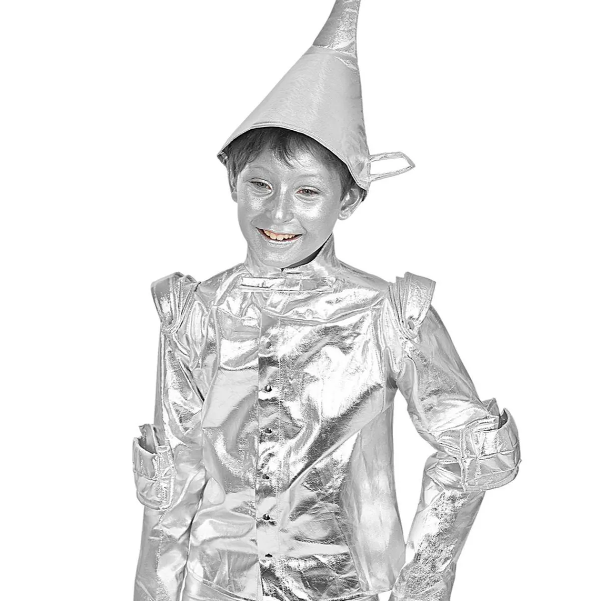 Funidelia Disfraces|Halloween*Disfraz de Hombre de Hojalata para niño - El Mago de Oz 7-9 años