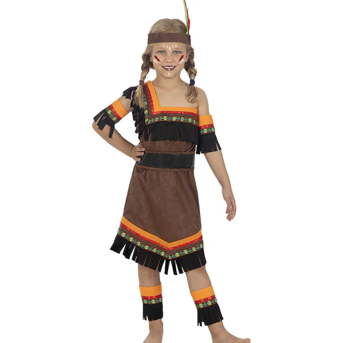 Funidelia Halloween|Disfraces*Disfraz de India Deluxe para niña 10-12 años