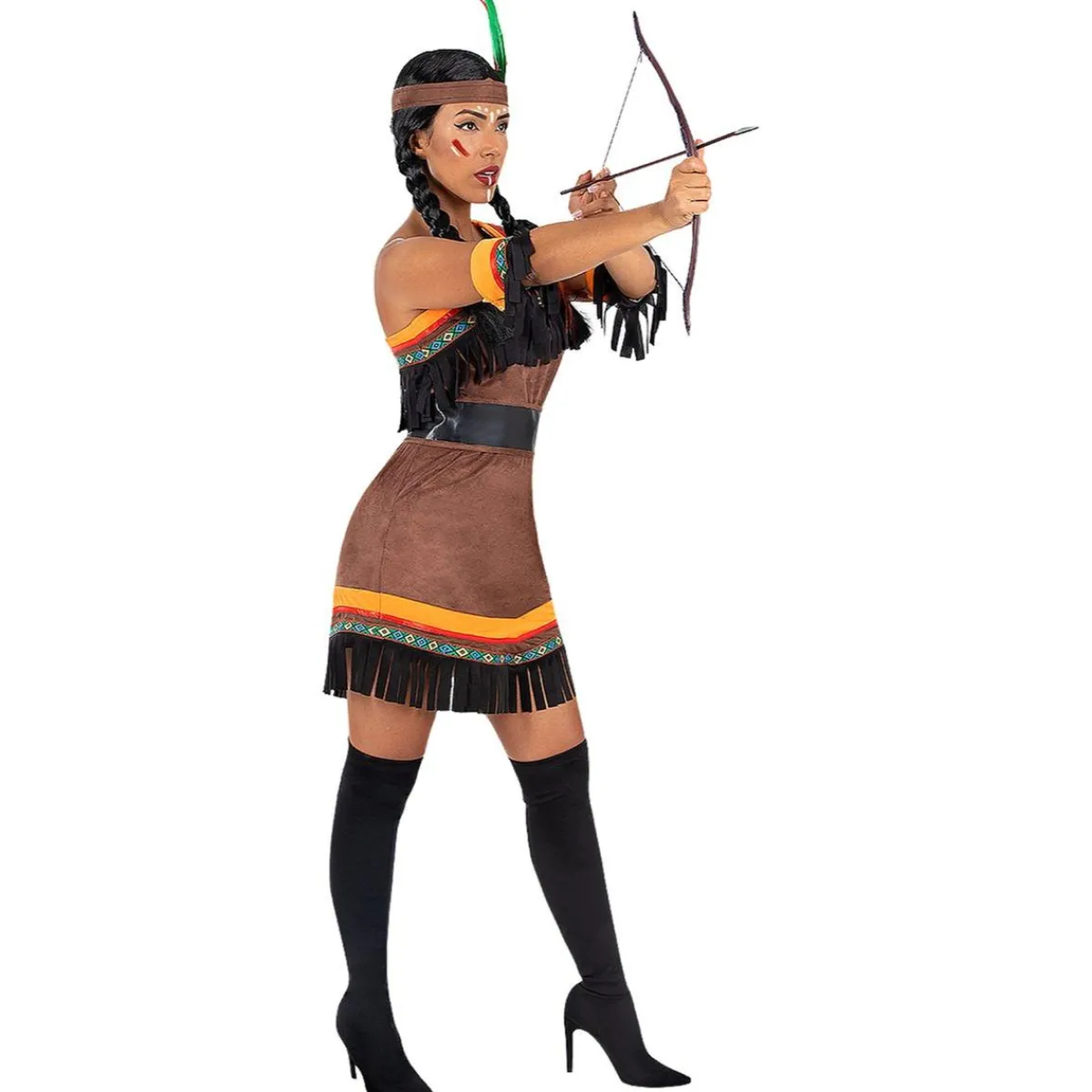 Funidelia Disfraces|Halloween*Disfraz de India Deluxe XXL