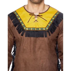 Funidelia Disfraces|Halloween*Disfraz de Indio Deluxe para hombre L