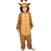 Funidelia Halloween|Disfraces*Disfraz de jirafa onesie para niños 7-9 años