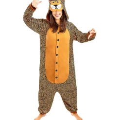 Funidelia Halloween|Disfraces*Disfraz de leopardo onesie para adulto L-XL