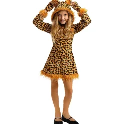Funidelia Halloween|Disfraces*Disfraz de leopardo para niña 5-6 años