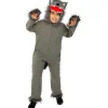 Funidelia Disfraces|Halloween*Disfraz de lobo gris para niños 10-12 años