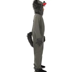 Funidelia Disfraces|Halloween*Disfraz de lobo gris para niños 10-12 años
