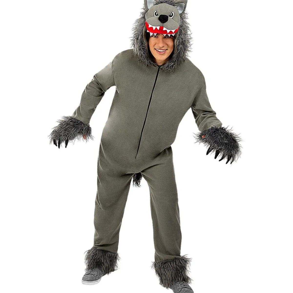 Funidelia Halloween|Disfraces*Disfraz de lobo gris S-M