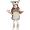 Funidelia Disfraces|Halloween*Disfraz de lobo peluche niño 3-4 años