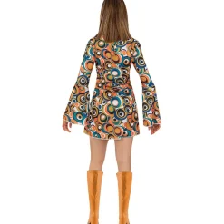 Funidelia Disfraces|Halloween*Disfraz de los Años 70 casual para mujer M-L