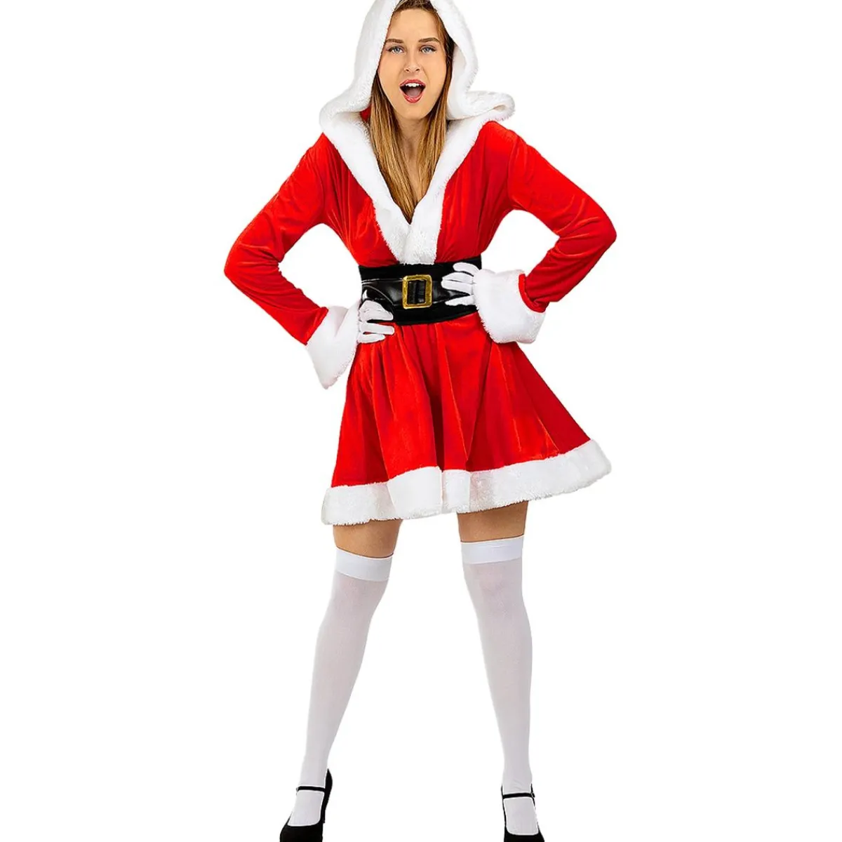 Funidelia Disfraces|Halloween*Disfraz de Mamá Noel Deluxe mujer XL