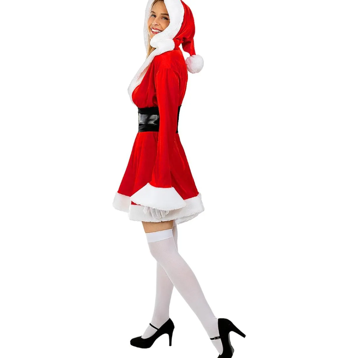 Funidelia Disfraces|Halloween*Disfraz de Mamá Noel Deluxe mujer XL