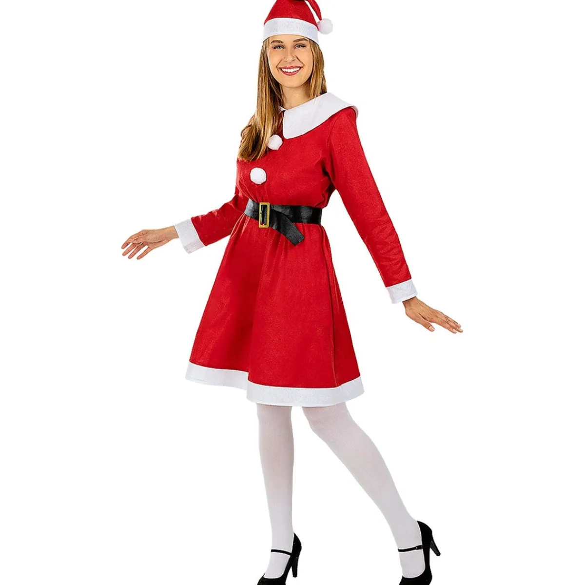 Funidelia Disfraces|Halloween*Disfraz de Mamá Noel mujer XXL