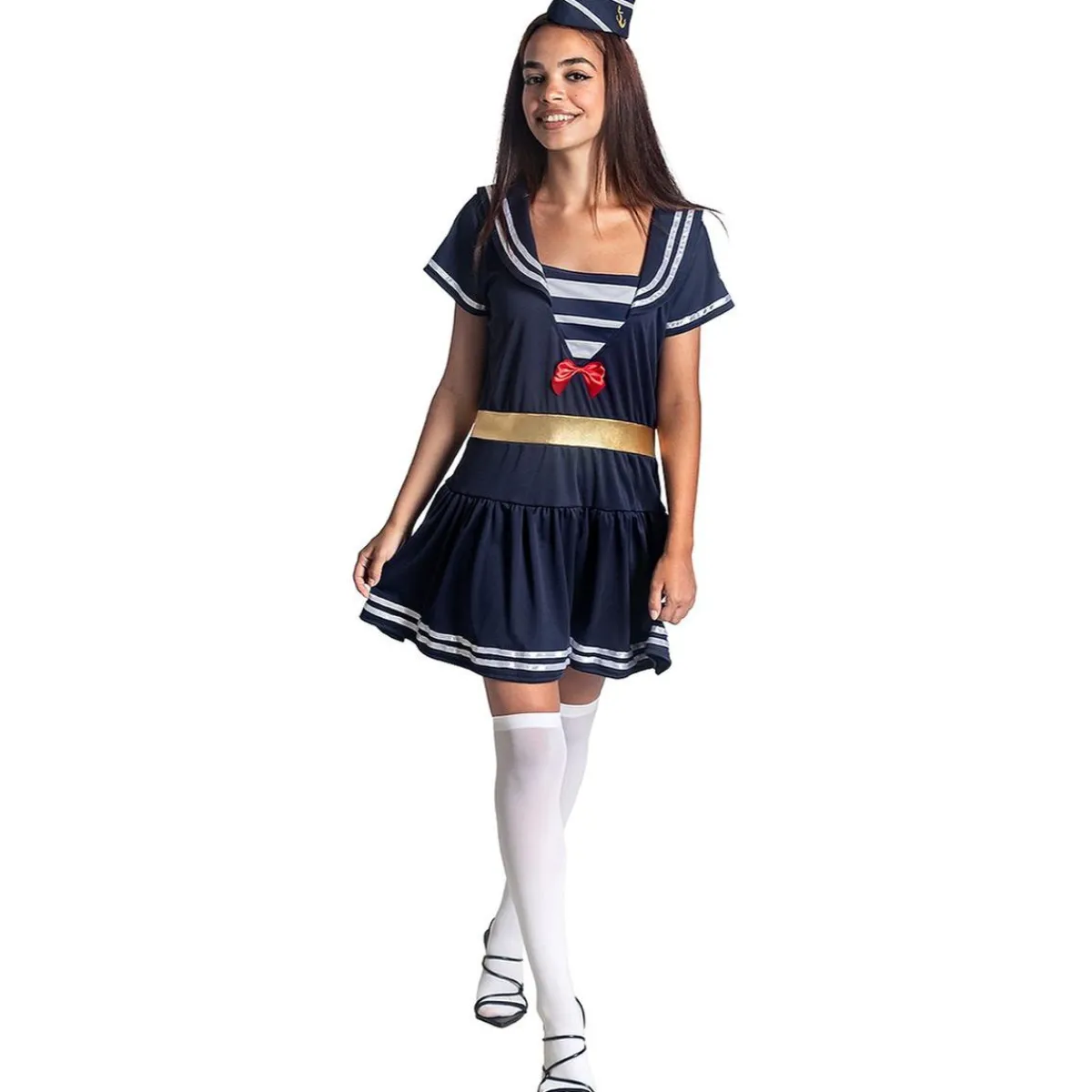 Funidelia Disfraces|Halloween*Disfraz de marinera para mujer S