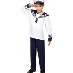 Funidelia Halloween|Disfraces*Disfraz de marinero para niño 7-9 años