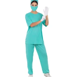 Funidelia Halloween|Disfraces*Disfraz de médico para adulto M-L