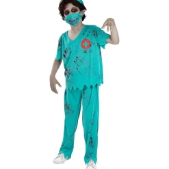 Funidelia Disfraces|Halloween*Disfraz de médico zombie niño 10-12 años