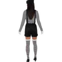 Funidelia Halloween|Disfraces*Disfraz de mimo para mujer L-XL