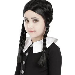 Funidelia Disfraces|Halloween*Disfraz de Miércoles Addams niña 3-4 años