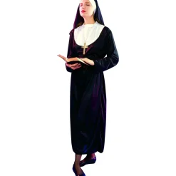 TOYS "R" US Disfraces|Halloween*Disfraz de monja con velo negro (Talla única)ㅤ