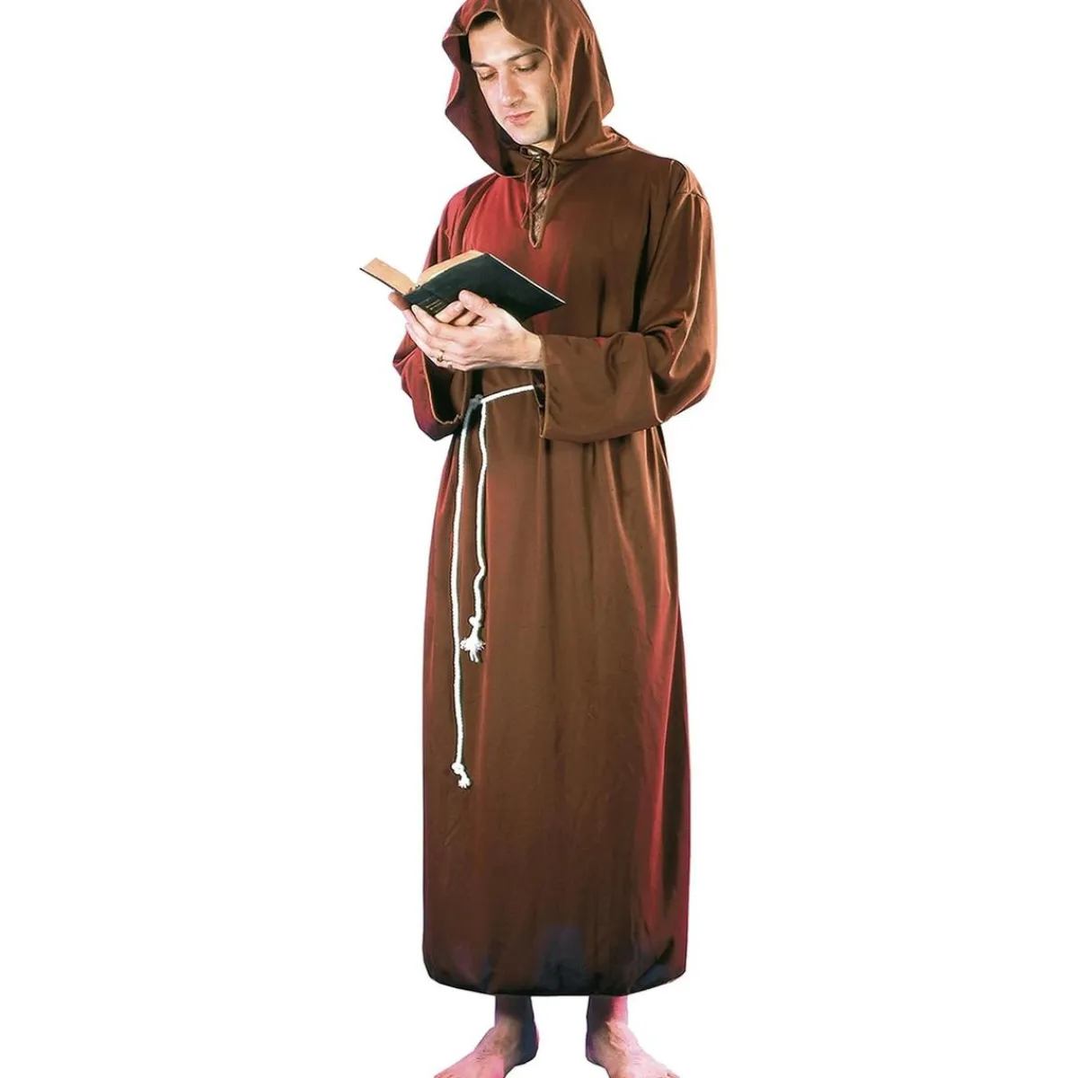 TOYS "R" US Disfraces|Halloween*Disfraz de monje adulto marrón ㅤ