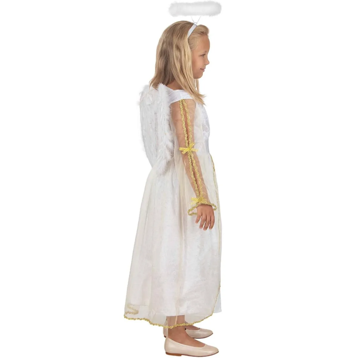 Funidelia Disfraces|Halloween*Disfraz de ángel Deluxe niña 3-4 años