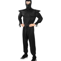 Funidelia Disfraces|Halloween*Disfraz de Ninja negro para adulto L-XL
