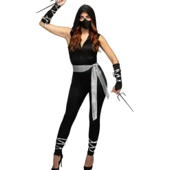 Funidelia Disfraces|Halloween*Disfraz de Ninja para mujer XL