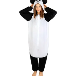 Funidelia Halloween|Disfraces*Disfraz de oso panda onesie para adulto L-XL