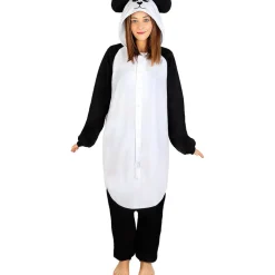 Funidelia Halloween|Disfraces*Disfraz de oso panda onesie para adulto L-XL