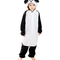 Funidelia Halloween|Disfraces*Disfraz de oso panda onesie para niños 7-9 años