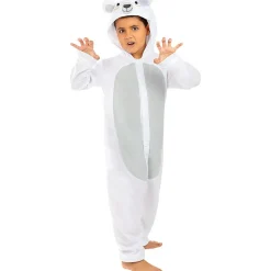 Funidelia Halloween|Disfraces*Disfraz de oso polar onesie para niños 10-12 años