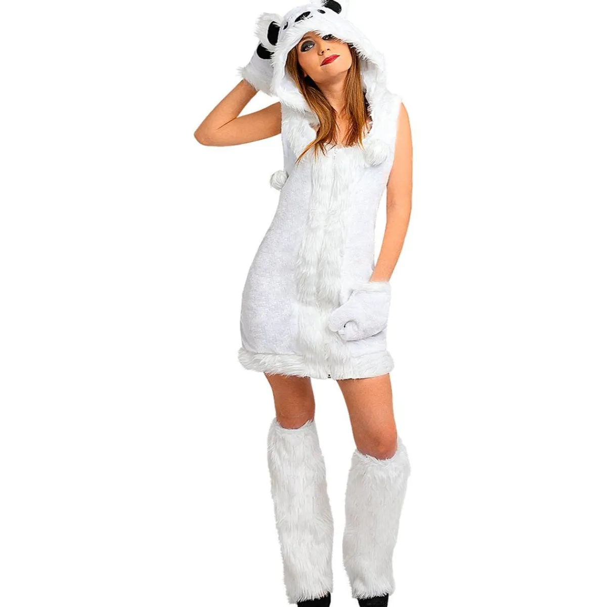Funidelia Disfraces|Halloween*Disfraz de oso polar para mujer M