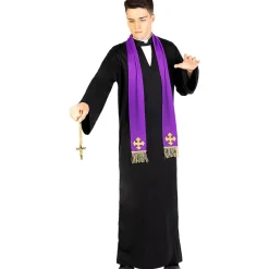 Funidelia Halloween|Disfraces*Disfraz de Padre Karras El Exorcista Standard