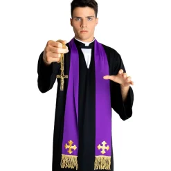Funidelia Halloween|Disfraces*Disfraz de Padre Karras El Exorcista Standard