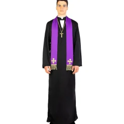 Funidelia Halloween|Disfraces*Disfraz de Padre Karras El Exorcista XL