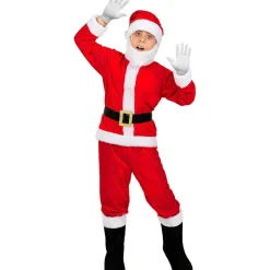 Funidelia Disfraces|Halloween*Disfraz de Papá Noel Deluxe niño 10-12 años