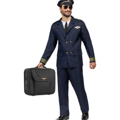 Funidelia Disfraces|Halloween*Disfraz de piloto de aviones para hombre XXL