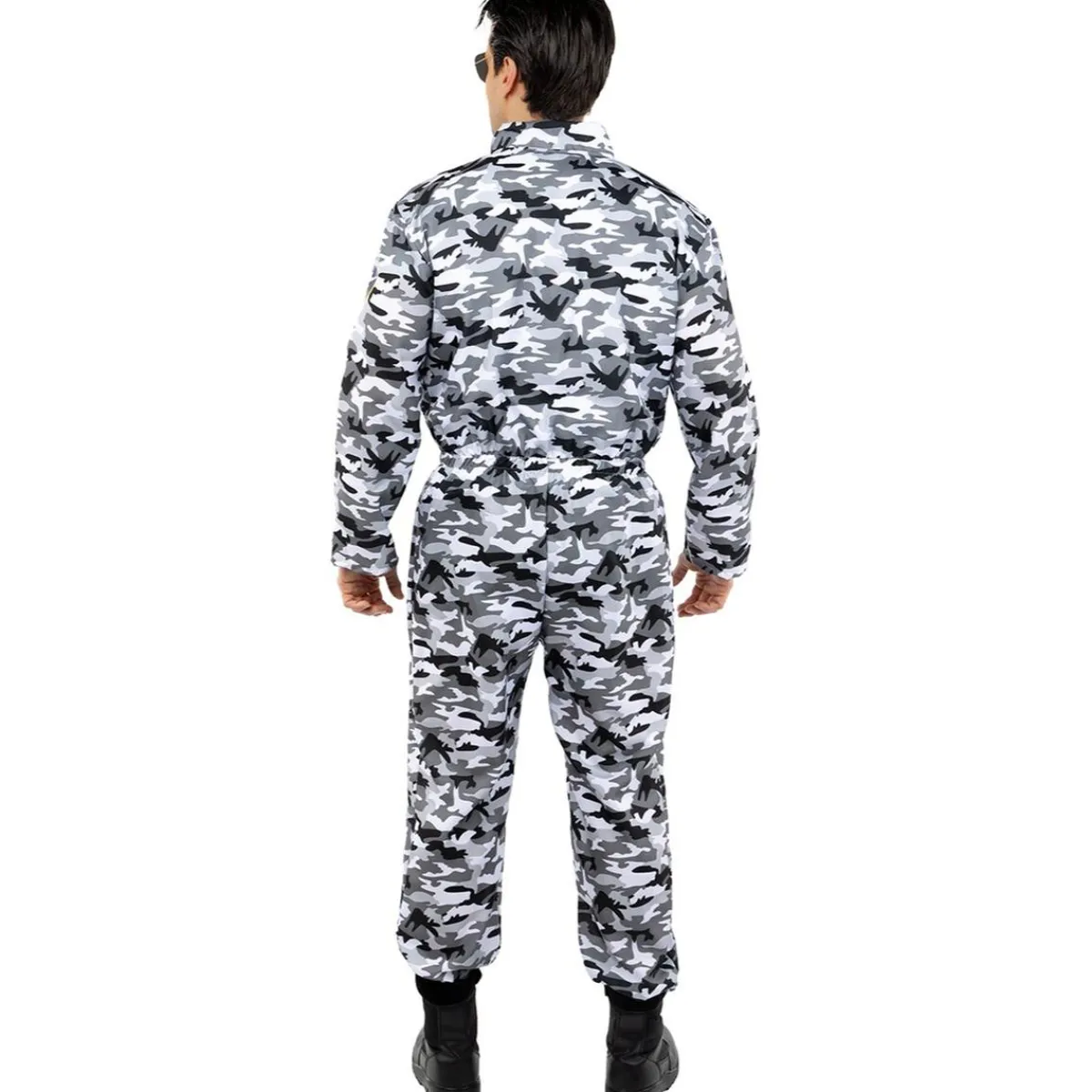 Funidelia Halloween|Disfraces*Disfraz de piloto de caza para hombre S-M