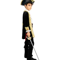 Funidelia Disfraces|Halloween*Disfraz de pirata deluxe para niño- Colección colonial 10-12 años