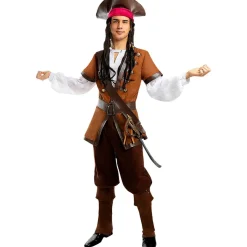 Funidelia Disfraces|Halloween*Disfraz de pirata para hombre - Colección Caribe XL
