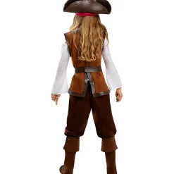 Funidelia Disfraces|Halloween*Disfraz de pirata para niña - Colección Caribe 7-9 años