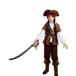Funidelia Halloween|Disfraces*Disfraz de pirata para niño - Colección Caribe 5-6 años
