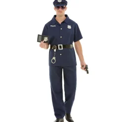 Funidelia Disfraces|Halloween*Disfraz de policía XXXL
