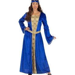 Funidelia Disfraces|Halloween*Disfraz de princesa medieval azul para mujer XL