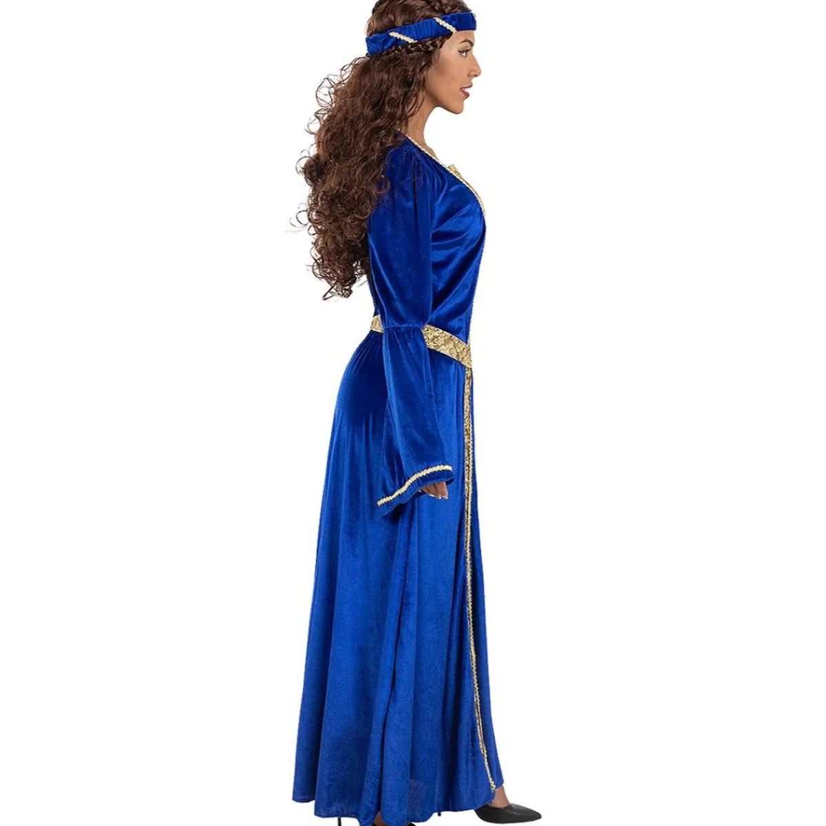 Funidelia Disfraces|Halloween*Disfraz de princesa medieval azul para mujer XL