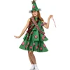Funidelia Halloween*Disfraz de árbol de Navidad mujer talla única