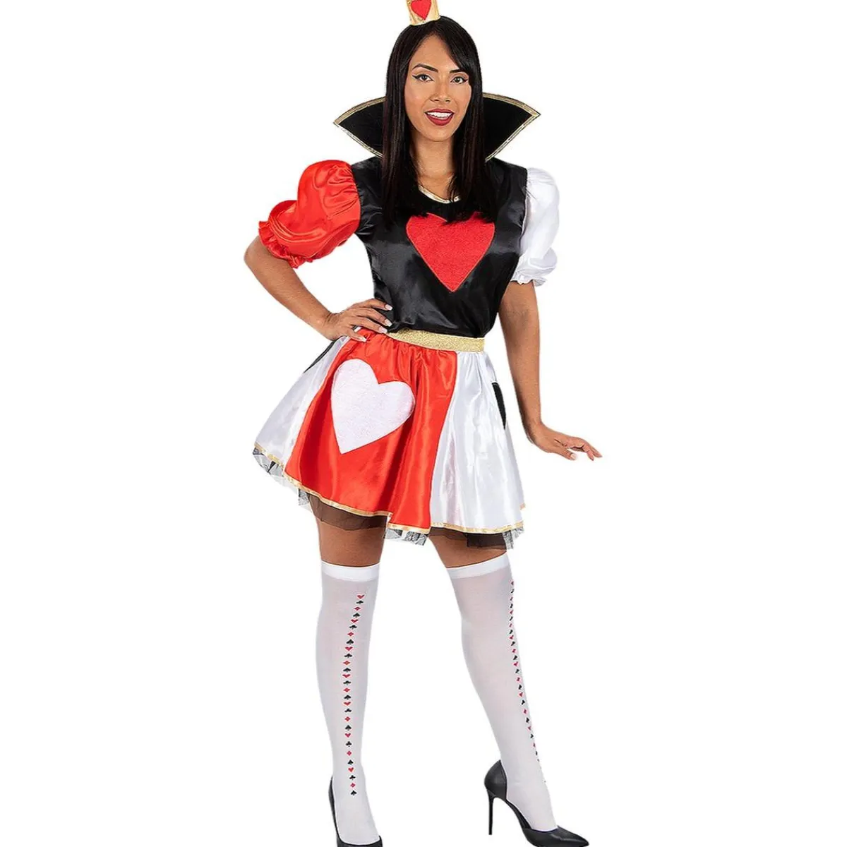 Funidelia Disfraces|Halloween*Disfraz de Reina de corazones para mujer XL